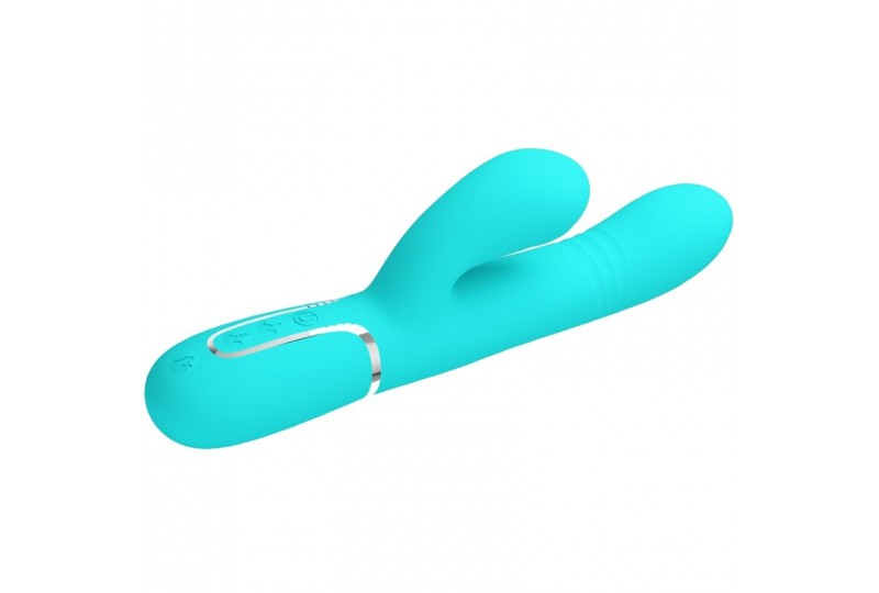 pretty love vibrador punto g multifunción verde agua