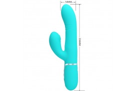 pretty love vibrador punto g multifunción verde agua