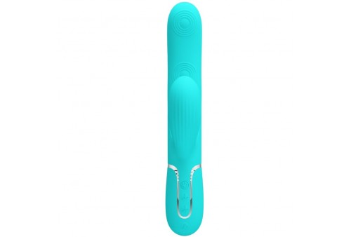 pretty love perlita vibrador punto g 3 en 1 multifunción verde agua