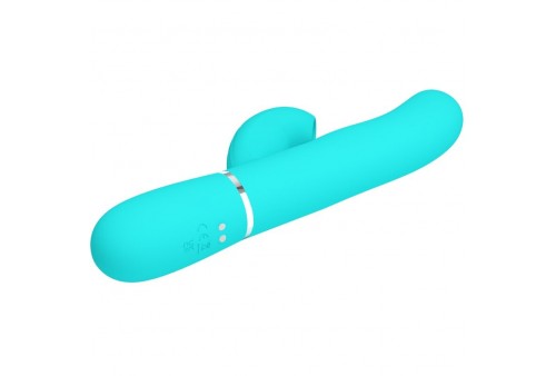 pretty love perlita vibrador punto g 3 en 1 multifunción verde agua