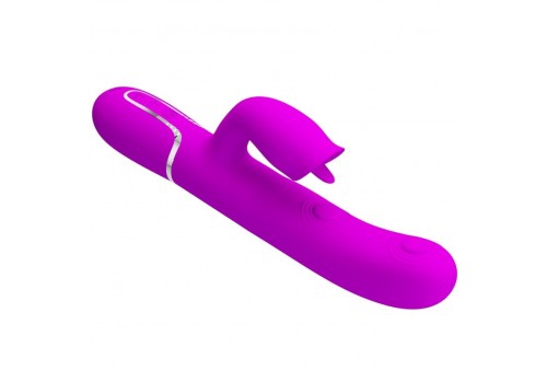 pretty love vibrador rabbit con licking fucsia