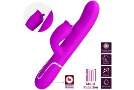 pretty love vibrador rabbit con licking fucsia