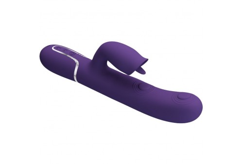 pretty love vibrador rabbit con licking morado