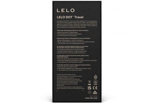 lelo dot travel estimulador de clítoris rosa