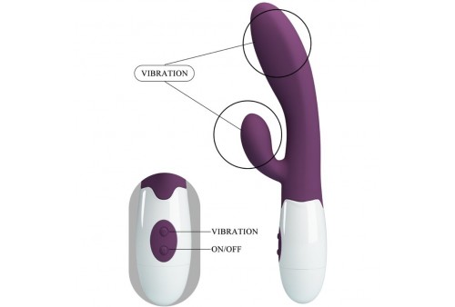 pretty love alvis vibrador rabbit punto g morado