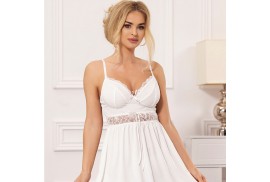 subblime babydoll escote v detalle lazos blanco s m