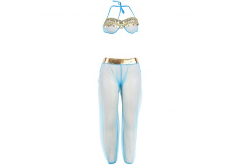 subblime set de lenceria india style azul s m