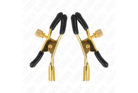 kink pinzas para pezones dorado 6 cm