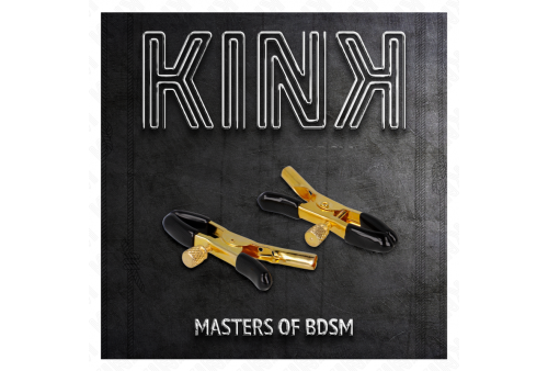 kink pinzas para pezones dorado 6 cm