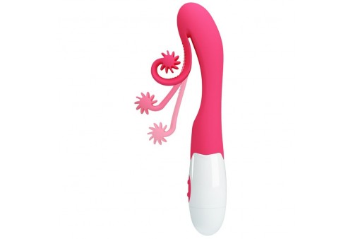 romance vibrador y estimulador 30 velocidades rosa