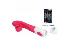 romance vibrador y estimulador 30 velocidades rosa