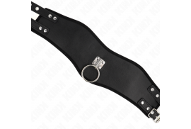 kink collar con correa 65 cm ancho negro ajustable 40 55 cm x 10 cm