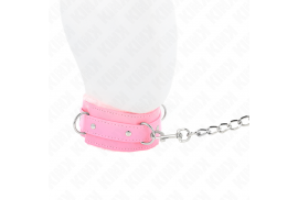 kink collar con correa 65 cm con restricciones rosa ajustable 36 42 cm x 55 cm