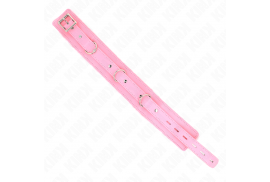 kink collar con correa 65 cm con restricciones rosa ajustable 36 42 cm x 55 cm