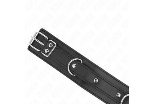 kink collar con correa 65 cm 3 anillos modelo 1 ajustable 38 49 cm x 5 cm