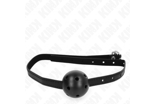 kink mordaza de bola 45 cm transpirable simplicity negro 62 x 15 cm