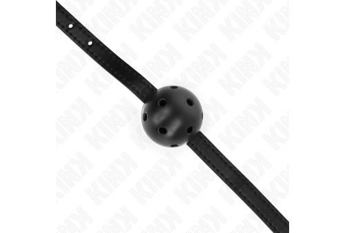 kink mordaza de bola 45 cm transpirable simplicity negro 62 x 15 cm