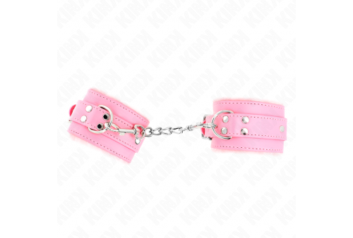 kink muñequeras forradas rosa con correa rosa ajustable 20 29 cm x 55 cm