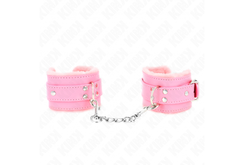 kink muñequeras forradas rosa con correa rosa ajustable 20 29 cm x 55 cm