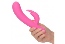 calexotics first time vibrador rabbit recargable rosa