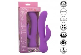 calexotics first time vibrador complaciente recargable morado