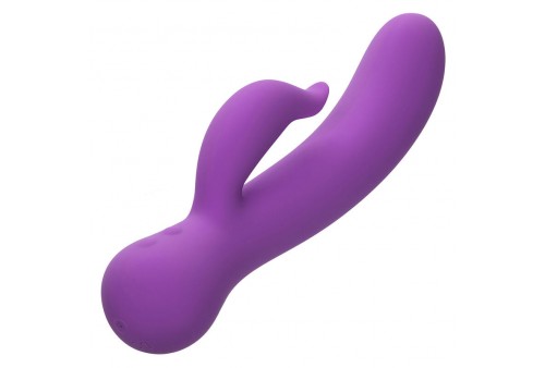 calexotics first time vibrador complaciente recargable morado