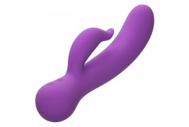 calexotics first time vibrador complaciente recargable morado