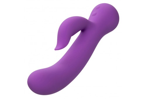 calexotics first time vibrador complaciente recargable morado