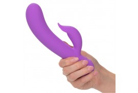 calexotics first time vibrador complaciente recargable morado