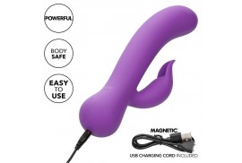 calexotics first time vibrador complaciente recargable morado