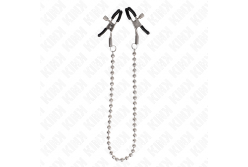 kink pinzas para pezones con cadena de bolas 30 cm