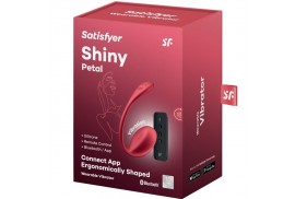 satisfyer shiny petal estimulador punto g control remoto rojo app gratuita