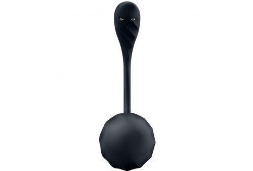 satisfyer ribbed petal estimulador punto g control remoto negro app gratuita