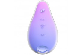 satisfyer mermaid vibes estimulador vibrador violeta y rosa