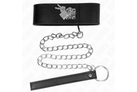 kink collar con correa 65 cm ancho negro ajustable 335 41 cm x 5 cm