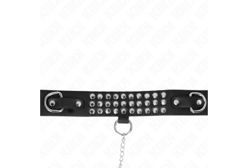 kink collar con correa 65 cm con brillos ajustable 37 42 cm x 53 cm