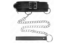 kink collar con correa 80 cm esclavitud 3 anillos 53 x 5 cm