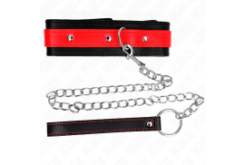 kink collar con correa 65 cm rojo ajustable 36 43 cm x 5 cm