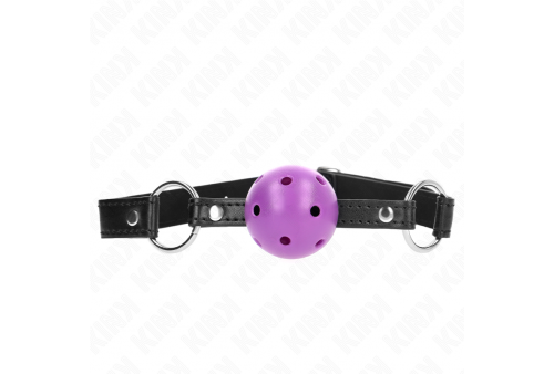 kink mordaza de bola 45 cm morado dura hueca 635 x 2 cm