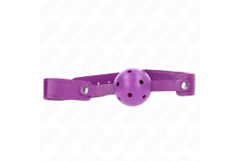 kink mordaza de bola 45 cm transpirable morado 65 x 25 cm