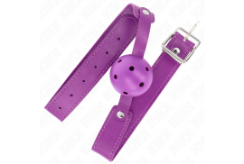 kink mordaza de bola 45 cm transpirable morado 65 x 25 cm