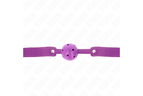 kink mordaza de bola 45 cm transpirable morado 65 x 25 cm