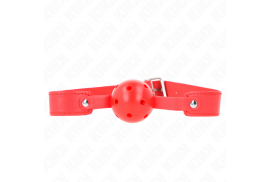 kink mordaza de bola 45 cm transpirable rojo 65 x 25 cm