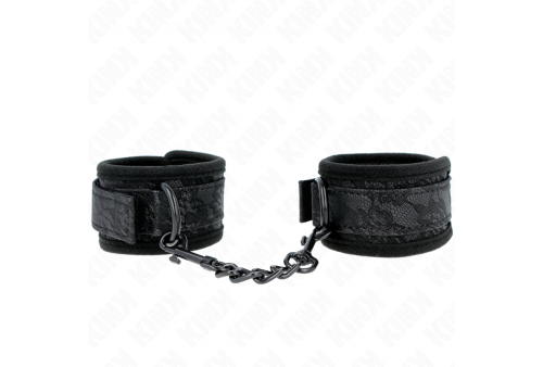 kink muñequeras de encaje y neopreno ajustable negro 20 29 cm x 5 cm