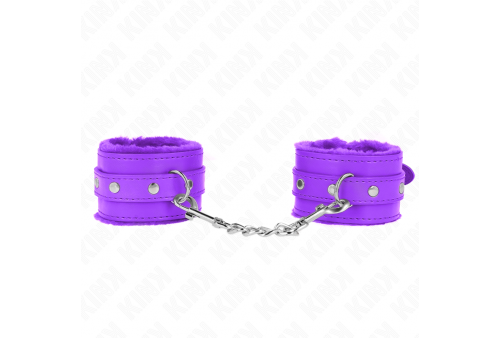 kink muñequeras forradas premium violeta con correa violeta ajustable 17 29 cm x 6 cm