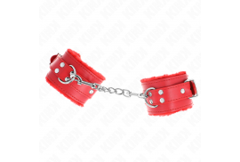 kink muñequeras forradas rojo con correa rojo ajustable 20 29 cm x 55 cm