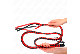 kink látigo de serpiente largo rojo 210 cm