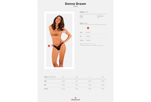 obsessive donna dream tanga m l