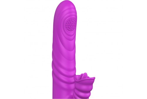 armony angelia vibrador multifuncion con lengua estimuladora efecto calor violeta