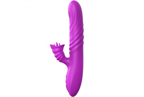 armony angelia vibrador multifuncion con lengua estimuladora efecto calor violeta